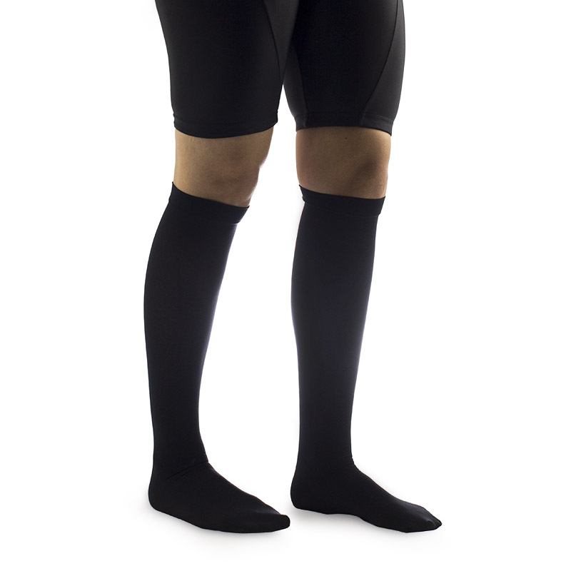 Covidien TED Black Knee-Length Anti-Embolism Stockings for Continuing Care (Pack of 3)